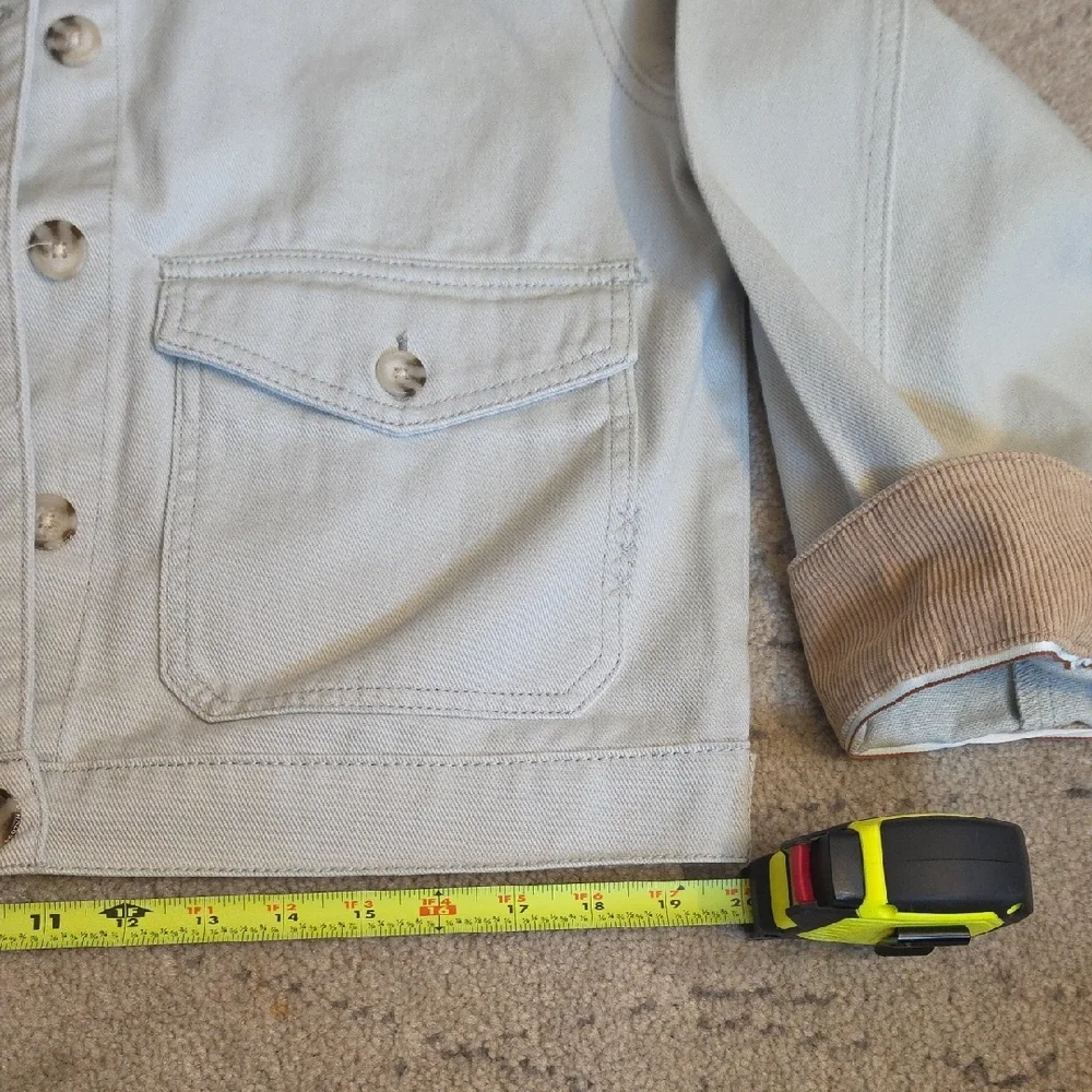 Scotch & Soda Amsderdam, Men's Blue Light Jean Jacket&cordury Details, M, NWT